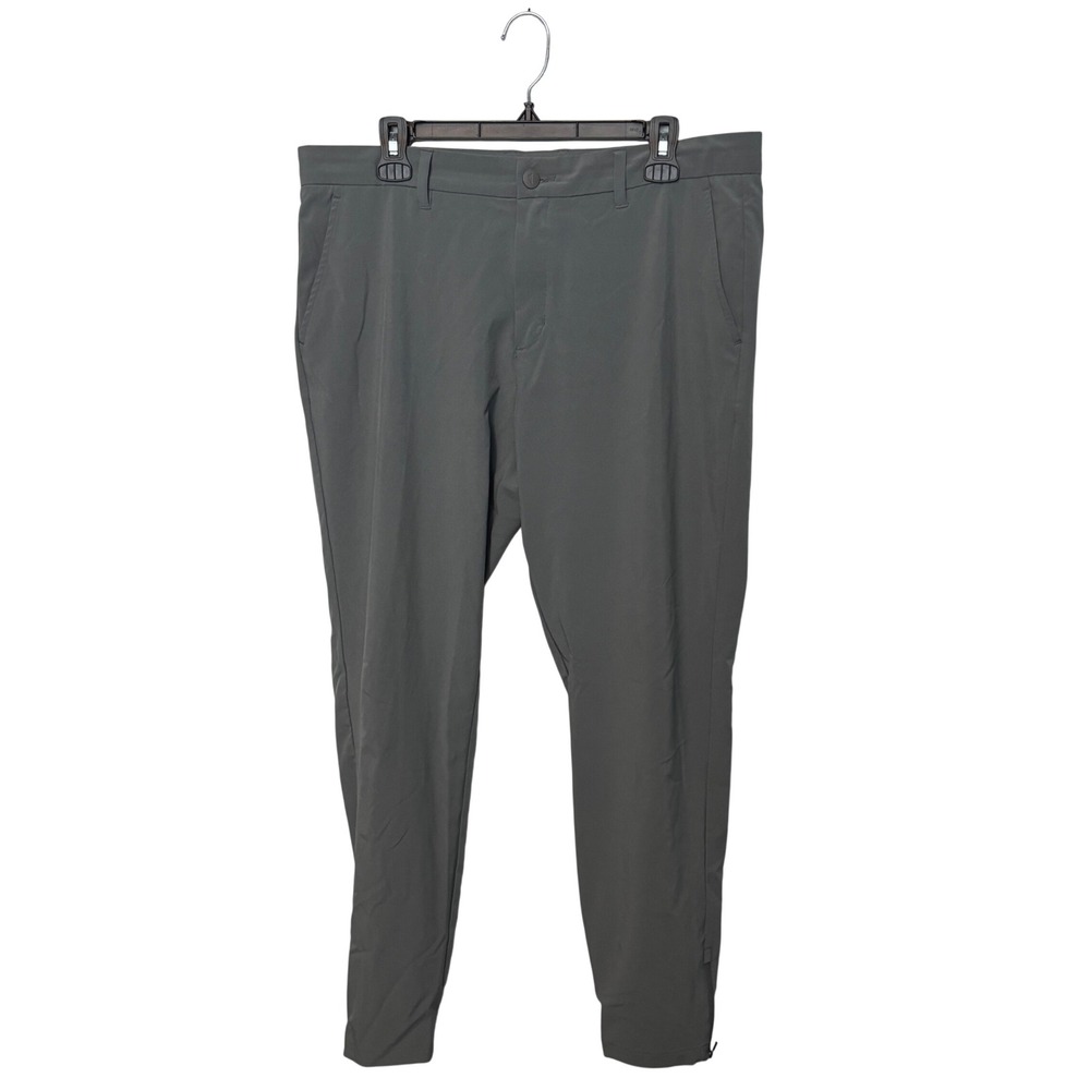 Primo Golf Jogger Pants Mens 36 Gray Tapered Stretch Performance Chino 36x30
